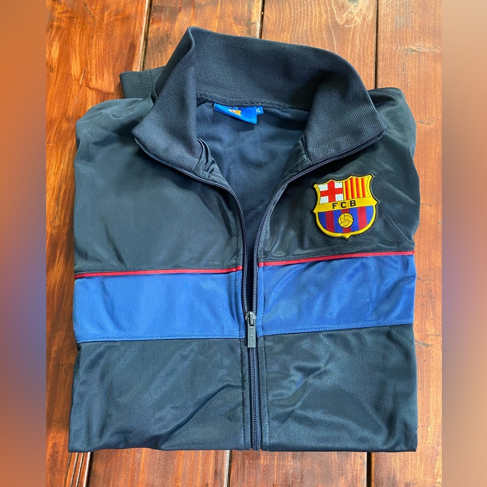 FC Barcelona men’s zip up jacket